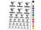 Balance Beam Artistic Gymnastics Temporary Tattoo Water Resistant Fake Body Art Set Collection